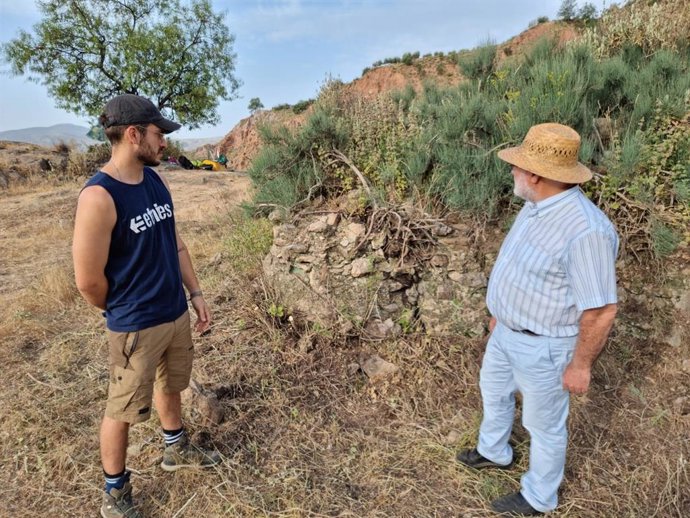 Intervención arqueológica en el Peñón del Fuerte, en Yegen