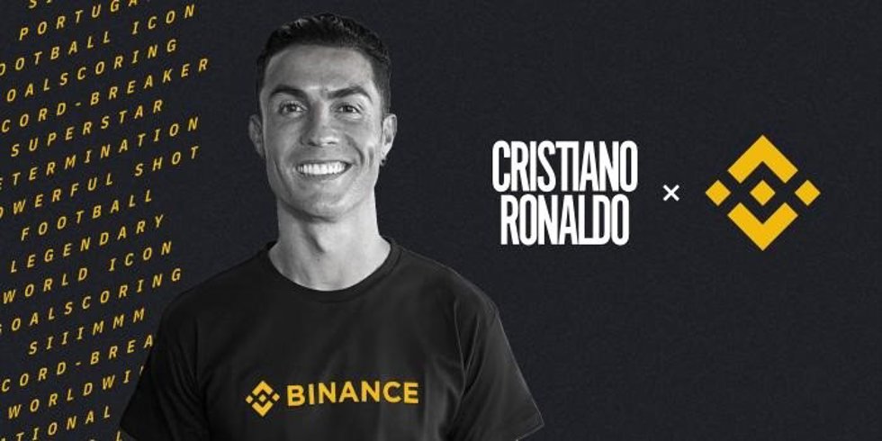 Binance se alía con Cristiano Ronaldo