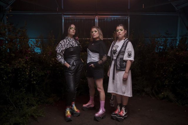 Tanxugueiras en el rodaje del sencillo 'Seghadoras'