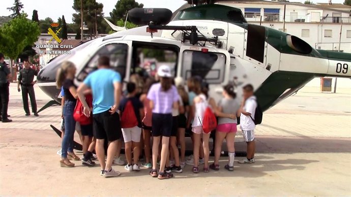 Exposición de medios de la Guardia Civil en Priego de Córdoba.