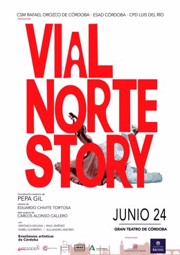 Cartel del musical 'Vial Norte Story'.