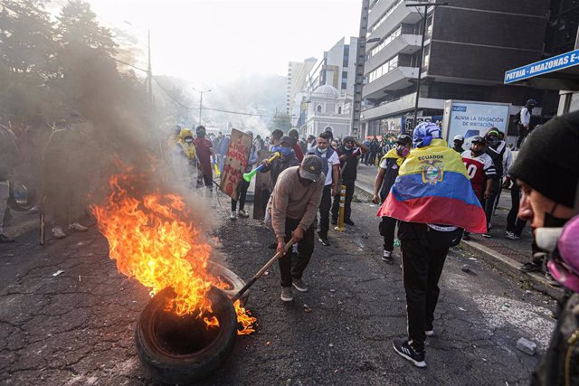 Protestas en Ecuador