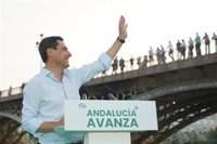 Moreno preside este viernes la primera Junta Directiva Autonómica del PP-A tras la mayoría absoluta del 19J