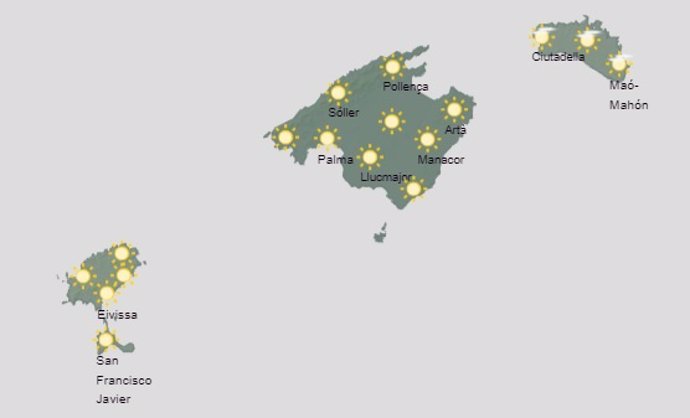 El tiempo hoy viernes, 24 de junio, en Baleares.