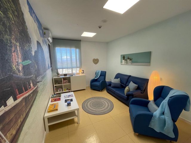 Sala de confort en la Unidad de Salud Mental.