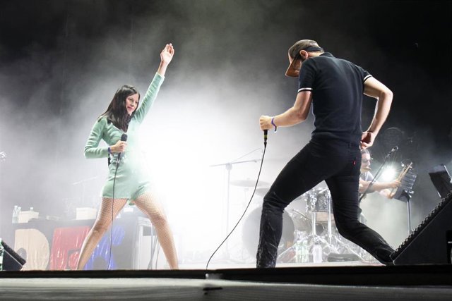 Delafé y Las Flores Azules actúan en la primera jornada del Tomavistas Extra en Madrid, a 23 de junio de 2022
