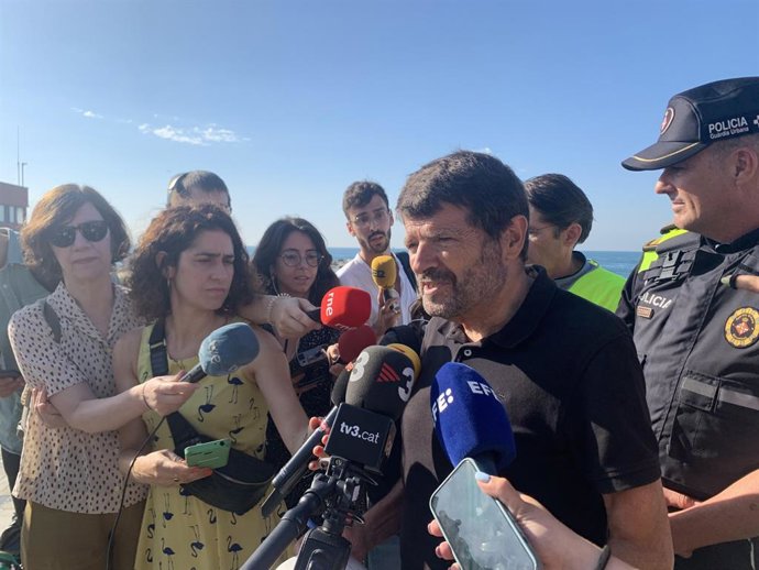 El tinent d'alcalde de Seguretat de l'Ajuntament de Barcelona, Albert Batlle