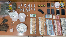 Imagen de la droga y efectos intervenidos