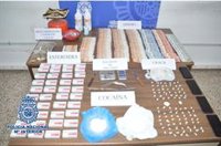 Cuatro detenidos y desarticulado un laboratorio y punto de venta de droga en Santa Cruz de Tenerife