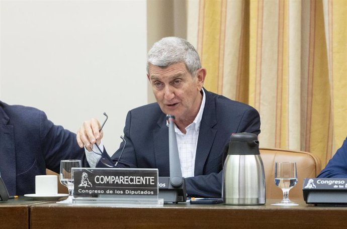 El presidente de la Corporación RTVE, José Manuel Pérez Tornero, comparece en la Comisión Mixta de Control Parlamentario de la Corporación RTVE y sus Sociedades, a 20 de junio de 2022, en Madrid (España).