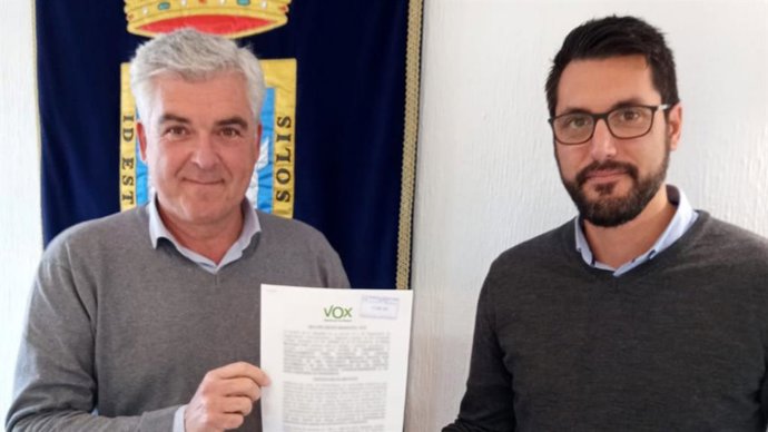 Los ediles de Vox en Sanlúcar