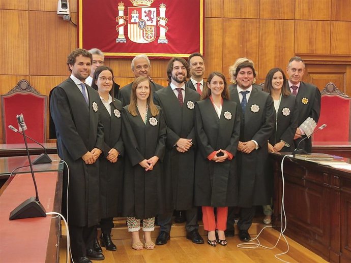 Siete nuevos jueces de prácticas reforzarán los Juzgados de Primera Instancia de Oviedo.