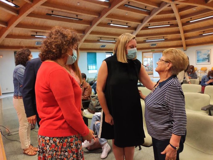 Blanco en la residencia Parquesol de Valladolid.