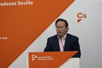Cs pide una nueva ordenanza de la tasa de recogida de residuos en Sevilla para "corregir" la "anomalía" de la actual