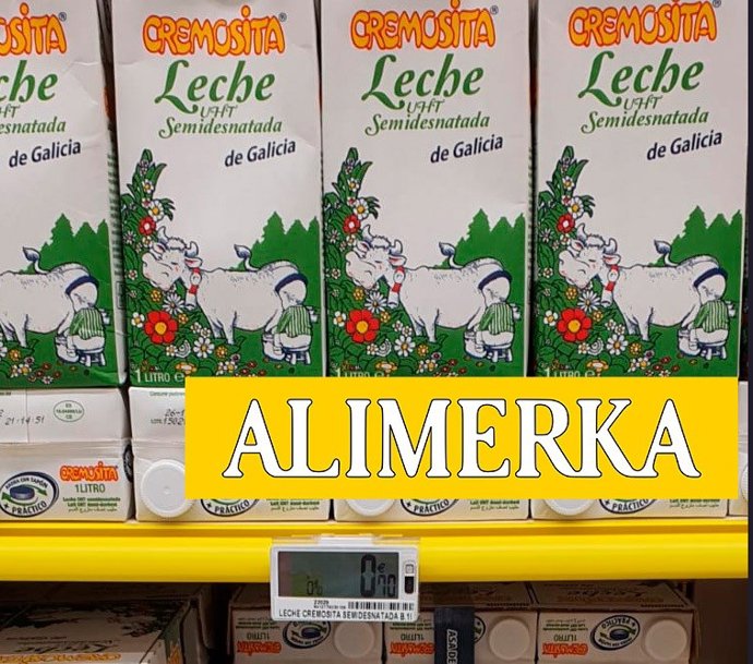Leche Alimerka.