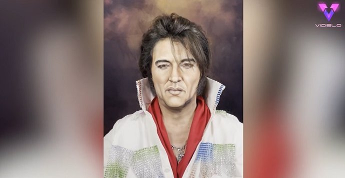 Esta maquilladora se transforma en Elvis y las redes alucinan