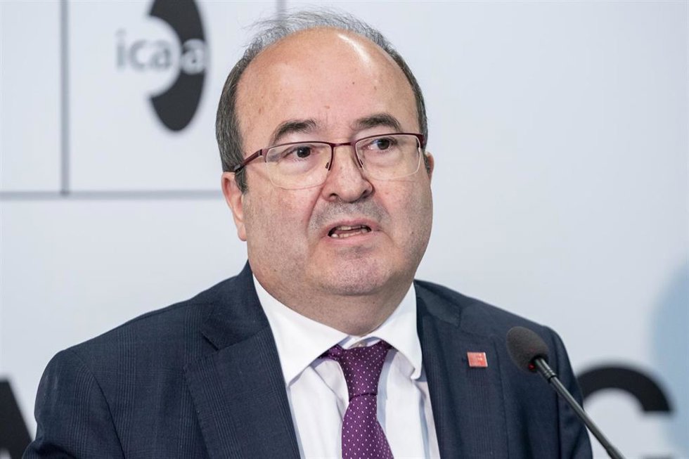 El ministro de Cultura y Deporte, Miquel Iceta