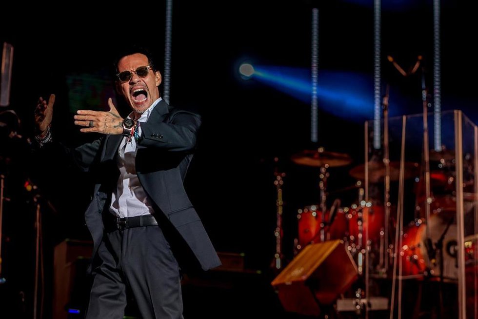 Marc Anthony actuando en IFEMA (Madrid) el pasado 21 de junio