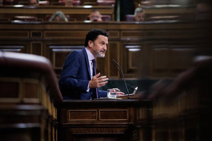 El portavoz adjunto de Ciudadanos en el Congreso, Edmundo Bal, interviene en una sesión plenaria, en el Congreso de los Diputados, a 23 de junio de 2022, en Madrid (España).
