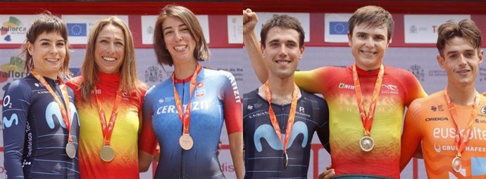 Mavi García y Raúl García Pierna, campeones de España de contrarreloj