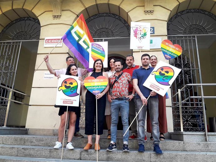 CCOO muestra su apoyo al colectivo LGBTI+.