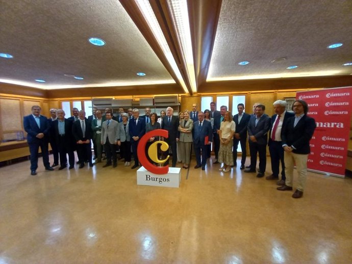 Pleno de la Cámara de Comercio, Industria y Servicios de Burgos en el que se ha elegido el nuevo Comité Ejecutivo.