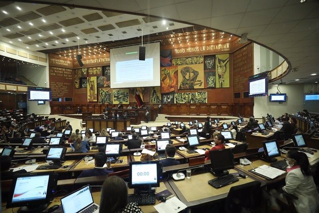 Asamblea Nacional de Ecuador este martes.
