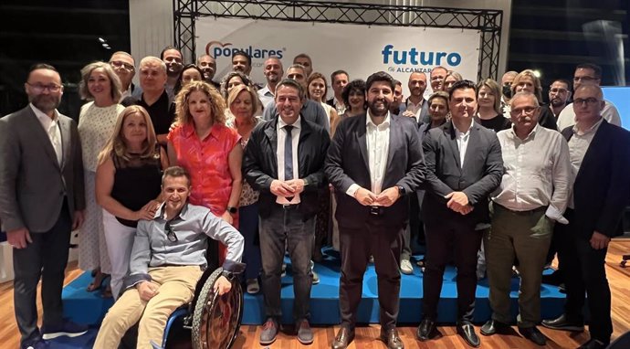 Joaquín Buendía ha sido reelegido presidente del PP de Alcantarilla en el Congreso Local celebrado en el Centro de Participación Ciudadana del municipio, y que ha sido clausurado por el presidente del PP de la Región de Murcia, Fernando López Miras