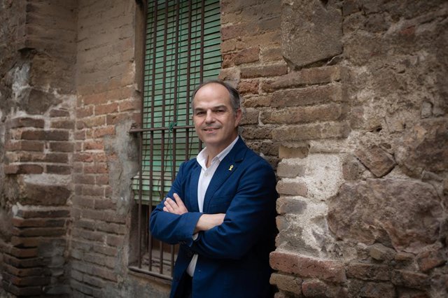 El secretari general de Junts, Jordi Turull, en una entrevista d'Europa Press