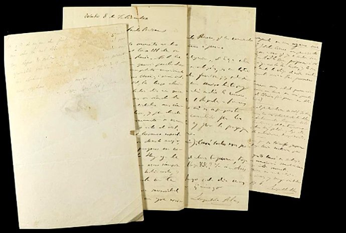 Nota Prensa Y Foto Correspondencia 'Clarín' Pardo Bazán