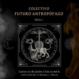 Cartel del recital del Colectivo Futuro Antropófago en los 'Lunes Literarios'