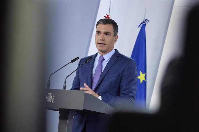 El presidente del Gobierno de España , Pedro Sánchez