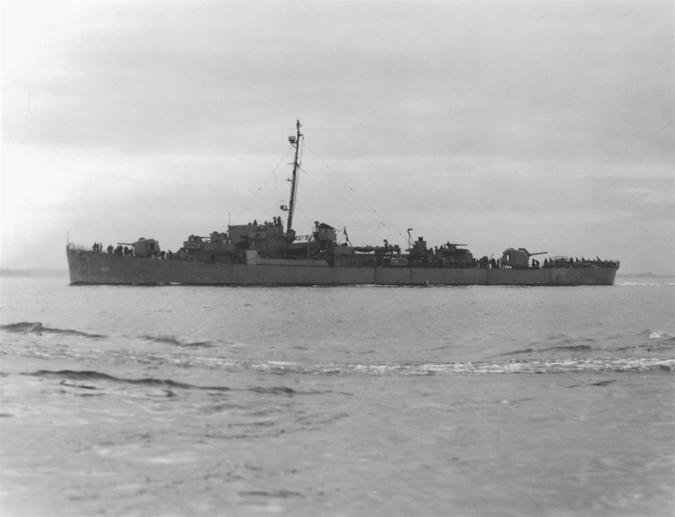 El destructor de EEUU Samuel B. Roberts