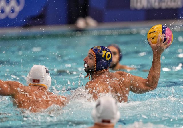 Archivo - Felipe Perrone, jugador de la selección española masculina de waterpolo