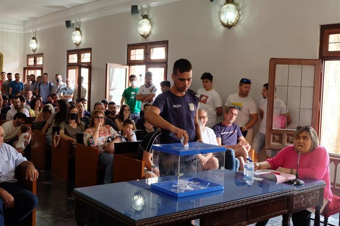 Uno de los participantes en el sorteo para elegir al Cipotegato.