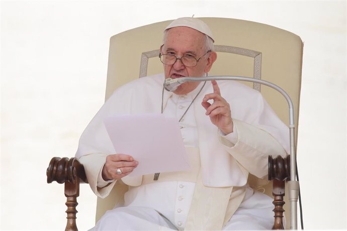 El Papa en la audiencia general del pasado miércoles 
