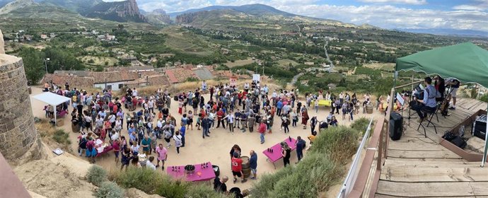 Regresa "por todo lo alto" la VI Jornada de Cultura y Vino en el Castillo de Nalda