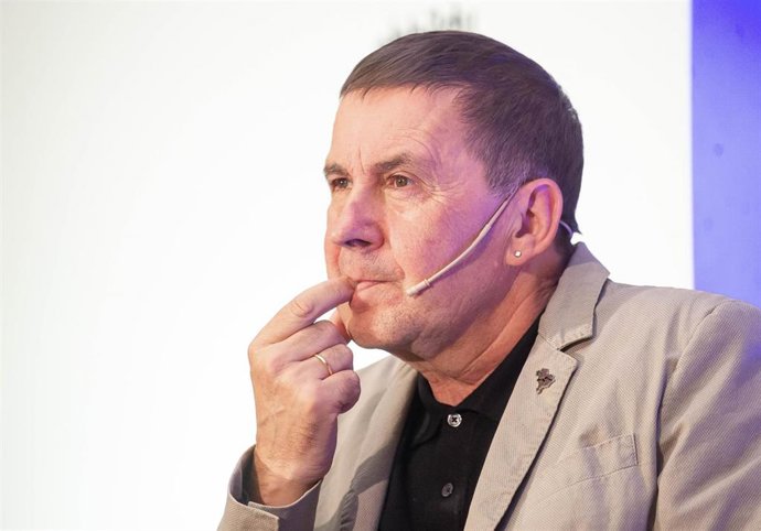 El coordinador general de EH Bildu, Arnaldo Otegi, durante un coloquio de EH Bildu, en el Palacio de Congresos y Auditorio Kursaal, a 22 de junio de 2022, en Donostia-San Sebastián, Guipúzcoa, País Vasco (España).