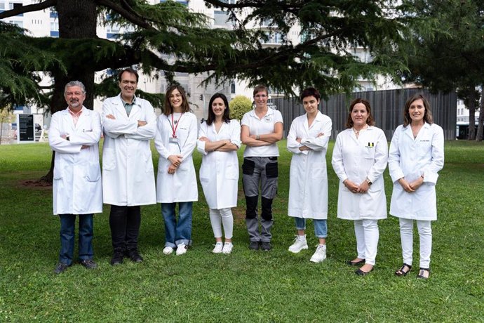 Investigadores del Centro de Investigación en Nutrición de la Universidad de Navarra y miembros de la empresa Nucaps que han participado en el proyecto.