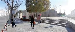 Archivo - Recreación del acceso al apeadero del cercanias de Córdoba en la Avenida de la Igualdad.