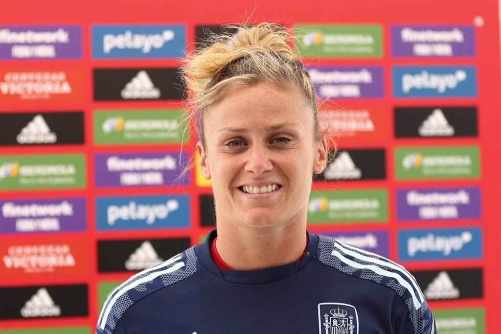 La guardameta de la selección española de fútbol Sandra Paños.