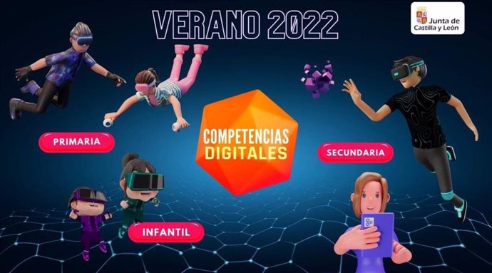 Cartel de la oferta educativa del Portal de Educación de la Junta de Castilla y León para este verano de 2022