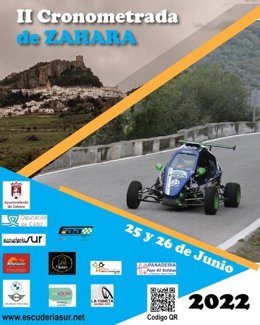 Cartel de la segunda edición de la cronometrada de Zahara.