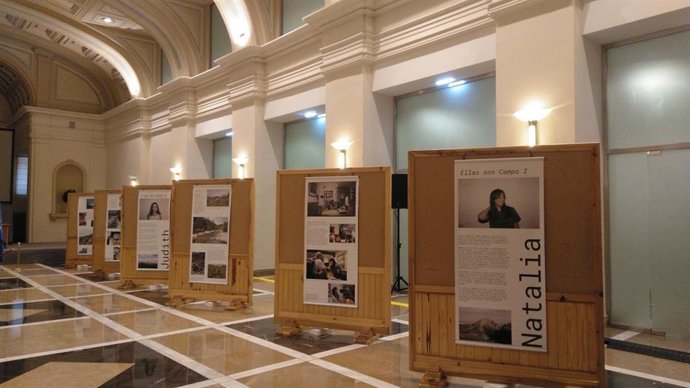 La muestra 'Ellas son campo' ha pasado por 15 comarcas aragonesas y continúa su itinerancia.