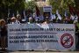 Colectivos antiOTAN se manifiestan contra la cumbre de Madrid, con apoyo de IU y sin cargos de Podemos