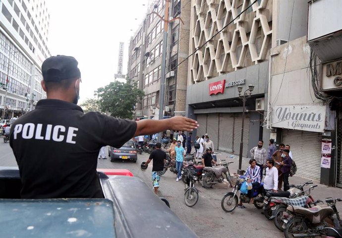 Archivo - Policía en Pakistán