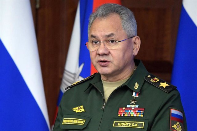 Archivo - El ministro de Defensa de Rusia, Sergei Shoigu