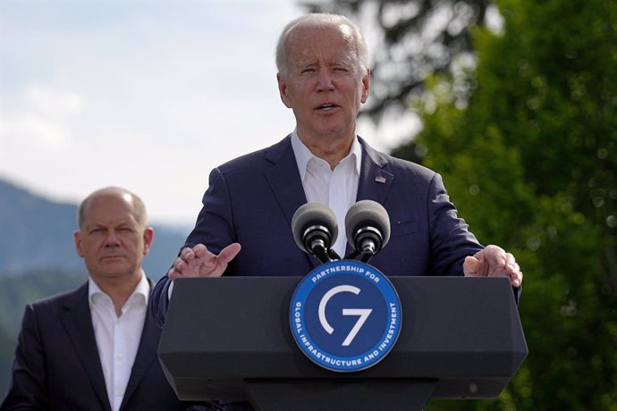 El presidente de Estados Unidos, Joe Biden, en la cumbre del G7 en Elmau, Baviera, Alemania