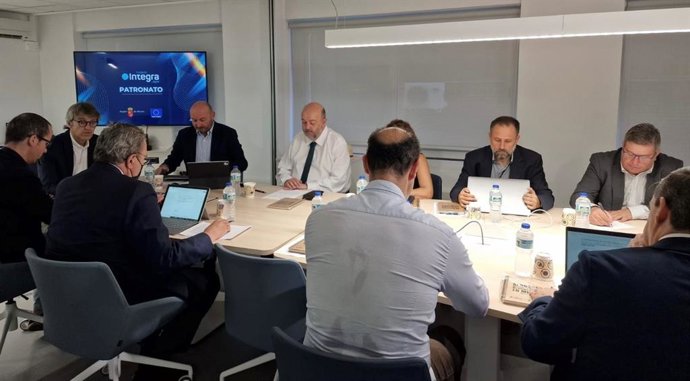 El consejero de Economía, Hacienda y Administración Digital, Luis Alberto Marín, presidió hoy el patronato de la Fundación Integra.