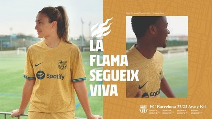 Nueva segunda equipación del FC Barcelona